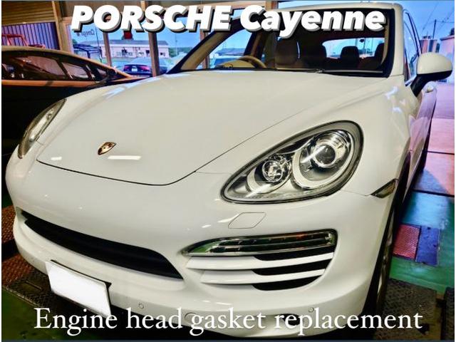 PORSCHE ポルシェ カイエン オーバーヒート・ヘッドガスケット・ラジエーターサブタンク・ウォーターポンプ・サーモスタット他交換。神奈川県横浜市T様 ご依頼ありがとうございます。ポルシェ車検整備修理板金塗装故障テスター診断 Kレボ