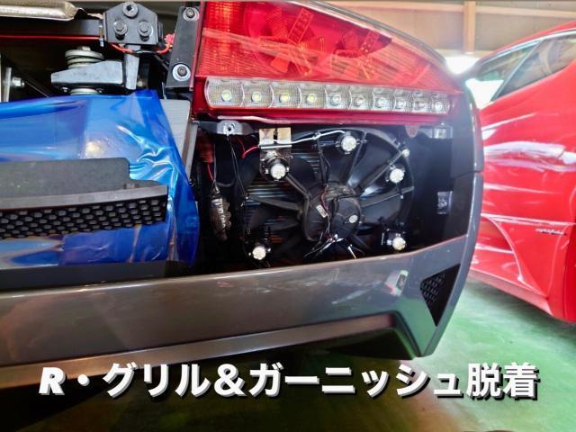 Lamborghini ランボルギーニ ムルシェラゴ ストロボライト取付加工作業。埼玉県八潮市O様ご依頼ありがとうございます。ランボルギーニ車検整備修理レストア板金塗装故障テスター診断販売買取 カワマタ商会グループ(株)Kレボリューション