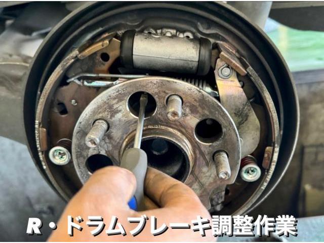 TOYOTA トヨタ ヴォクシー 車検＆ドラム・ブレーキ調整 ブレーキエア抜き。茨城県結城市T様ご依頼ありがとうございます。トヨタ車検整備修理板金塗装故障テスター診断販売買取 栃木県小山市カワマタ商会グループ(株)Kレボリューション