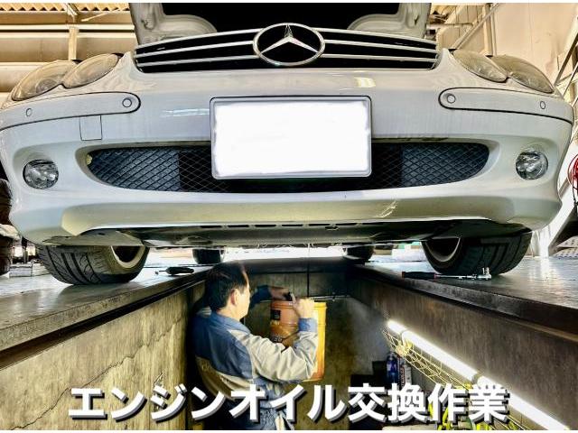 Mercedes-Benz メルセデスベンツ SL350 MOTULエンジンオイル＆フィルター交換。埼玉県草加市N様ご依頼ありがとうございます。ベンツ車検整備修理板金塗装故障テスター診断販売買取 栃木県カワマタ商会グループ(株)Kレボリ 