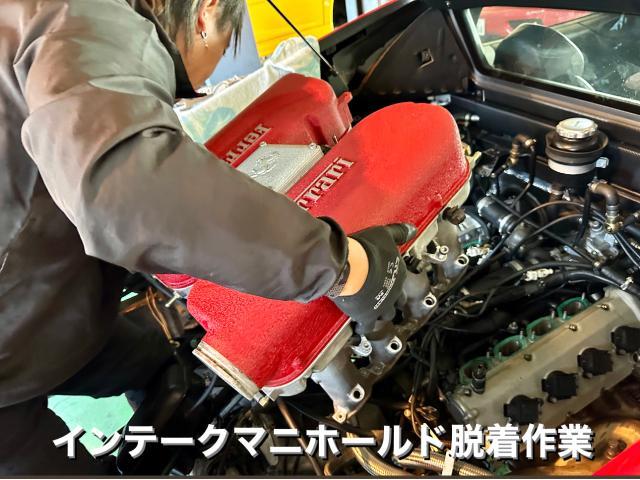 Ferrari フェラーリ360モデナF1 エンジンオイル漏れ&タイミングベルト交換。栃木県小山市Y様ご依頼ありがとうございます。フェラーリ車検整備修理レストア板金塗装故障テスター診断販売買取 カワマタ商会グループ(株)Kレボリューション