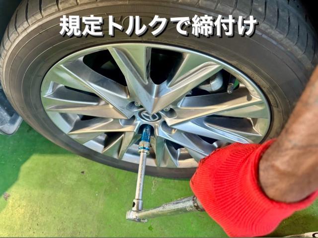 MAZDA マツダ CX-8 サイドミラー格納不動・スタッドレス⇨ノーマルタイヤ。茨城県結城市O様ご依頼ありがとうございます。マツダ車検整備修理板金塗装故障テスター診断販売買取 栃木県小山市カワマタ商会グループ(株)Kレボリューション