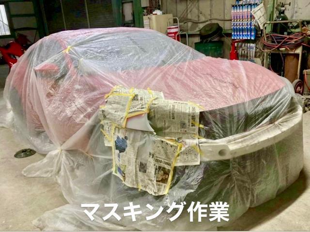 TOYOTA 86 事故 フロントバンパー交換＆フェンダー板金塗装 保険対応 トヨタ 86。茨城県結城市S様ご依頼ありがとうございます。トヨタ車検整備修理板金塗装故障テスター診断販売買取 栃木県カワマタ商会グループ(株)Kレボリューション