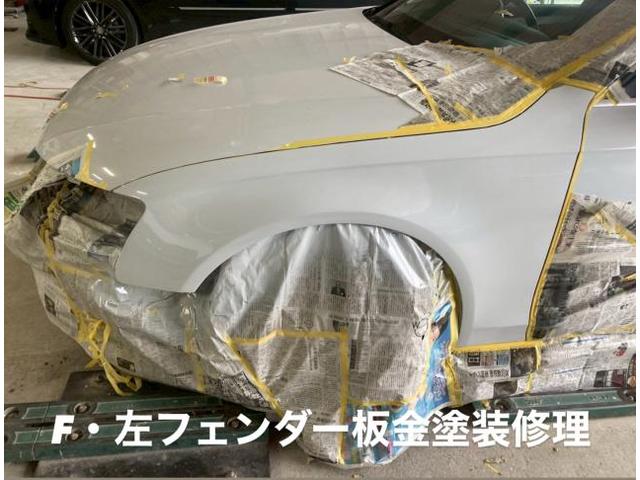 AUDI F・左フェンダー&バンパー事故破損板金塗装修理 アウディ A4 クワトロ。神奈川横浜市U様ご依頼ありがとうございます。アウディ 車検整備修理板金塗装故障テスター診断販売買取 栃木県小山市カワマタ商会グループ(株)Kレボリューション