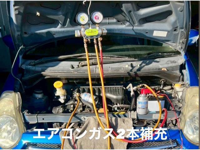 SUBARU 中古車納車前整備 ブレーキディスクパッド＆バッテリー交換 スバル R2 R。群馬県太田市T様ご成約ありがとうございます。スバル車検整備修理板金塗装故障テスター診断販売買取栃木県小山市カワマタ商会グループ(株)Kレボリューション