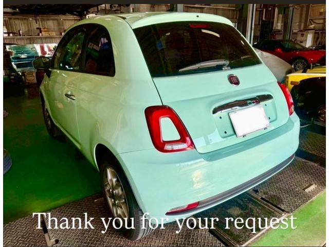 FIAT MOTUL H-テックプライム エンジンオイル＆フィルター交換 FIAT 500。栃木県小山市Y様ご依頼ありがとうございます。フィアット車検整備修理板金塗装故障テスター診断販売買取 カワマタ商会グループ(株)Kレボリューション