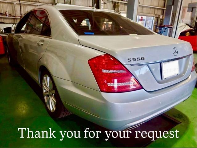 Mercedes-Benz エンジンオイル漏れ修理 メルセデスベンツ S550L。茨城県古河市W様ご依頼ありがとございます。ベンツ 車検整備修理板金塗装故障テスター診断販売買取 栃木県小山市カワマタ商会グループ(株)Kレボリューション