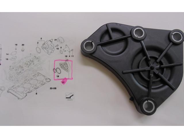 BMW E90 320i N46B20B エンジンオイル、冷却水漏れ　ロックプレート、アッパーホース、エレメントケースガスケット交換