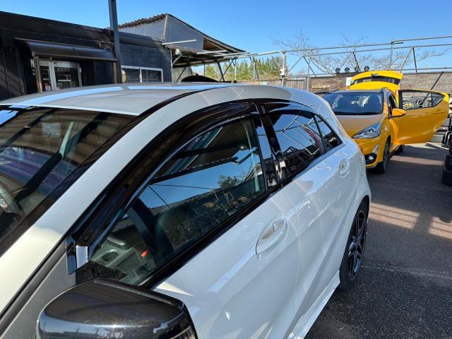 メルセデスベンツＡクラス　ドアバイザーご購入、取付依頼　茨城県水戸市青柳町　那珂市　ひたちなか市　笠間市　城里町　日立市　常陸大宮市　常陸太田市