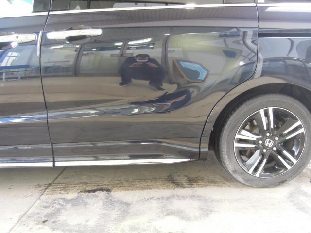 【板金】オデッセイ/左スライドドア/左リアフェンダー板金塗装【キズ・ヘコミ】