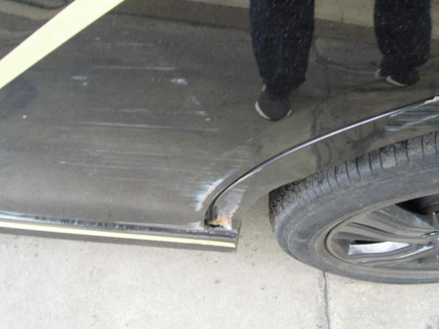 【板金】ステップワゴン/左スライドドア/サイドステップ/リアフェンダー/リアバンパー板金塗装【キズ・ヘコミ】