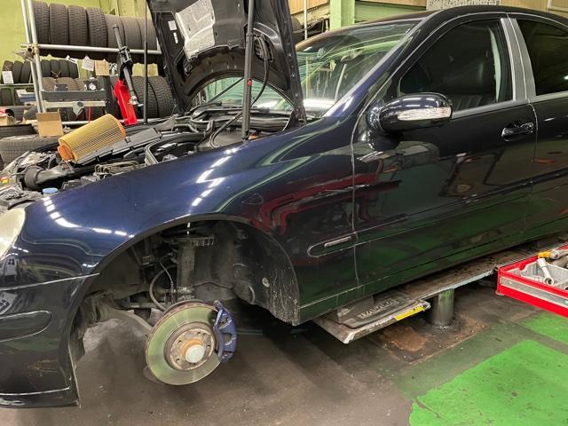 ベンツ　Cクラス　車検　日光市