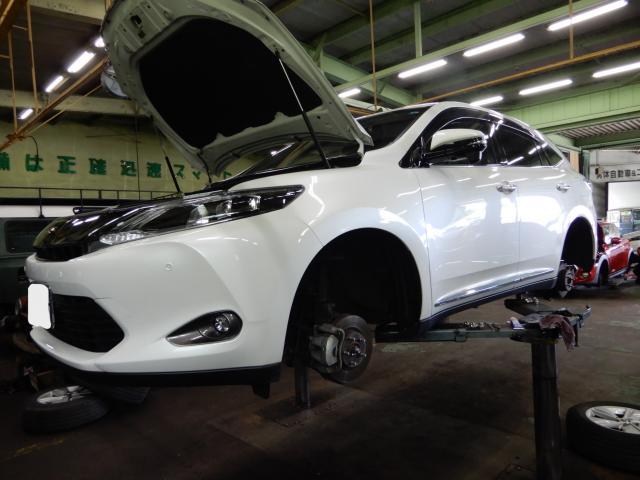 トヨタ　ハリアー　車検　栃木県　日光市