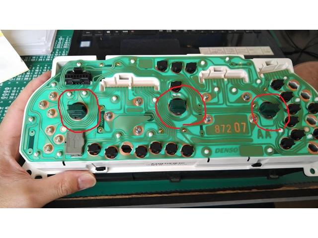 ジムニー　JB２３　スピードメーター照明　メーター照明　バルブ交換　ガレージヒート　群馬　伊勢崎