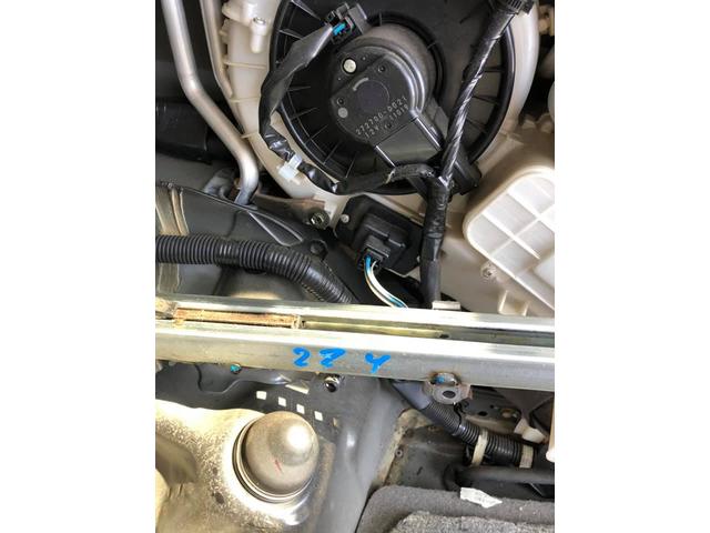 １０アルファード　リアエアコン風出ない　リアブロワレジスタ交換　トランジスタ交換　ガレージヒート　Garage HEAT