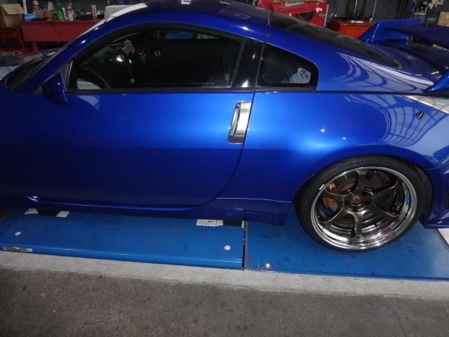 Z33　フェアレディZ　ドアノブ交換　宇都宮　日光