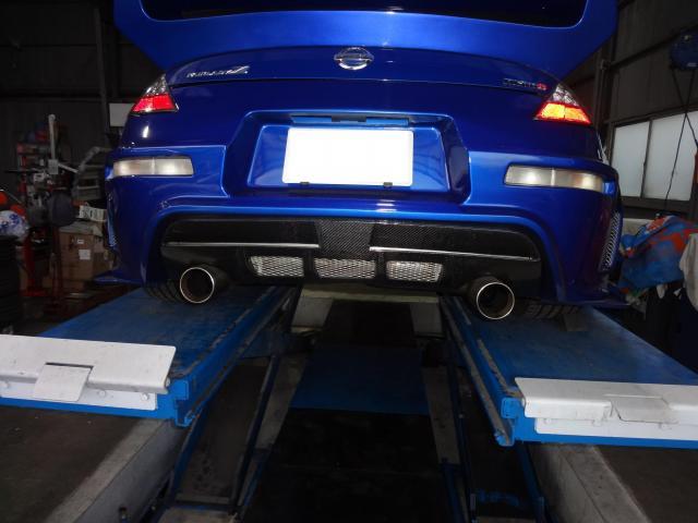 Z33　フェアレディZ　マフラー交換　宇都宮　日光