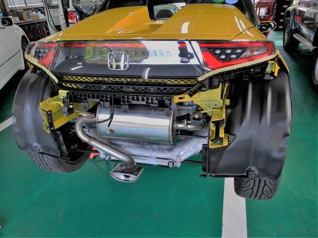 ホンダS660　リヤマフラーの取り換え