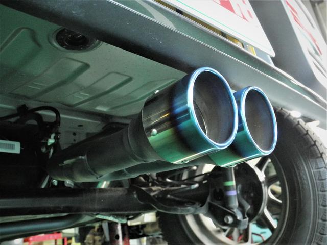 スズキ アルトワークス   リヤマフラー（HKS）交換　