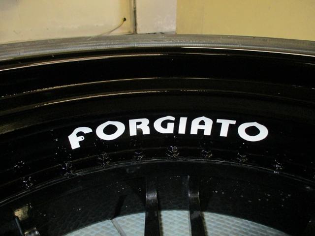 FORGIATO　フォージアート　ホイール　塗装　カスタマイズ　車の事なら高見沢モータース　吉岡・前橋・高崎