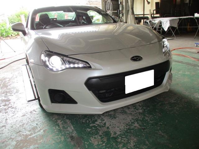 スバル　ＢＲＺ　ヘッドライト　テールライト　社外入れ替え
車の事なら高見沢モータース
吉岡・前橋