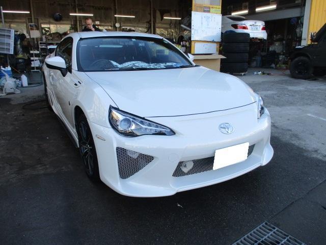 トヨタ　86　スバル　BRZ　ダムド　DAMD　フロントバンパーエアロ
カスタマイズ　高見沢モータース
群馬県　前橋市　渋川市　高崎市　伊勢崎市