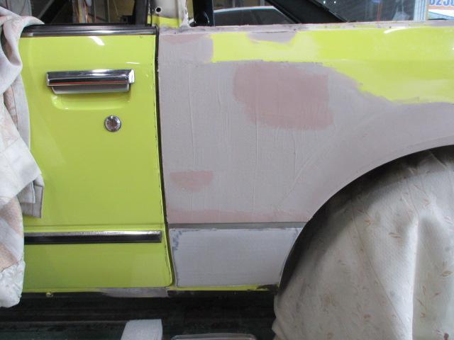 RA40　セリカ　GT2000　昭和　旧車　左リヤクオーター　レストア 板金塗装 レストアするなら高見沢モータース 群馬県　前橋市　渋川市　高崎市　伊勢崎市　その２