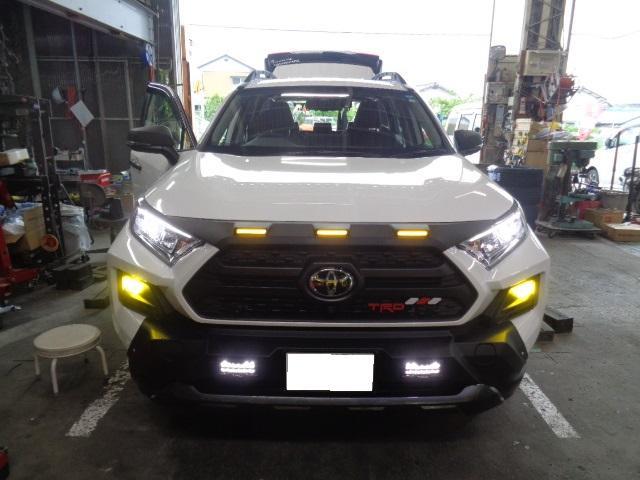 トヨタ　RAV4　MODELLISTA ノーズプロテクター取付　前橋　吉岡　高崎　車の事なら高見沢モータース