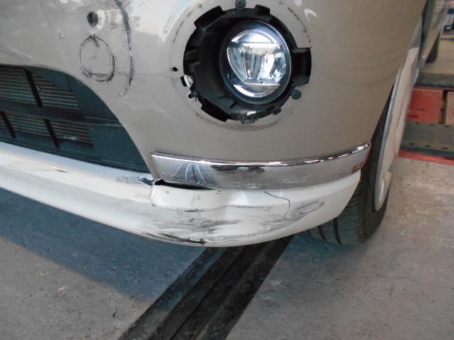 ダイハツ ムーヴキャンバス　フロント板金塗装　群馬県　前橋市　車の事ならタカミザワモータース