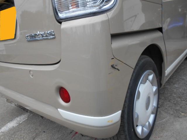 ダイハツ　キャンバス　 鈑金塗装　［その3］　鈑金塗装　前橋市　群馬県　車の事なら高見沢モータース　板金　塗装　車検　整備　車両販売