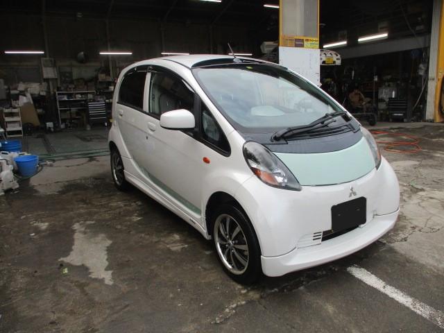 ミツビシ　i-MiEV　板金塗装　その３　群馬県　前橋市　車のことならタカミザワモータース