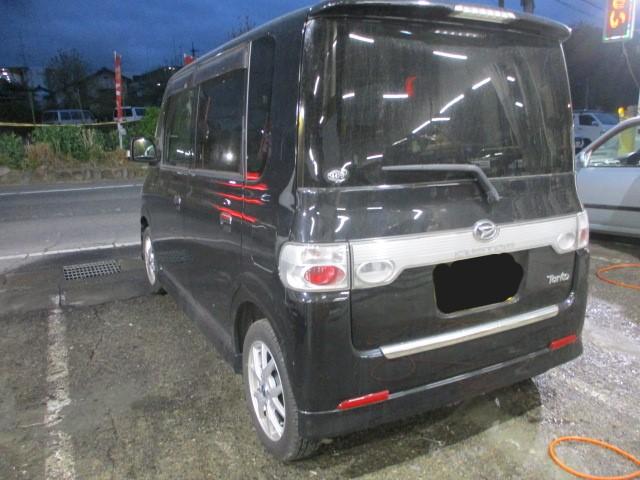 タント　左リヤ板金塗装　その2　群馬県　前橋市　車の事ならタカミザワモータース
