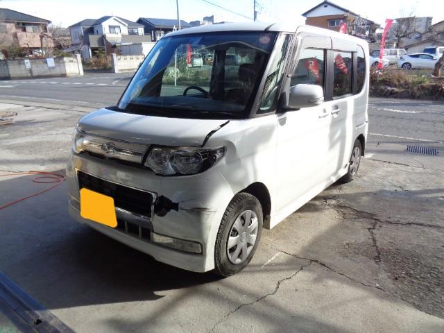 ダイハツ　タント　 鈑金塗装　［その1］　前橋市　群馬県　車の事なら高見沢モータース　板金　塗装　車検　整備　車両販売