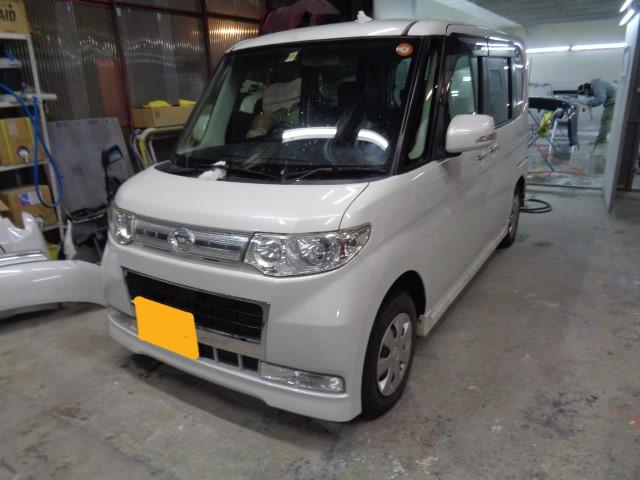 ダイハツ　タント　 鈑金塗装　［その8］　前橋市　群馬県　車の事なら高見沢モータース　板金　塗装　車検　整備　車両販売