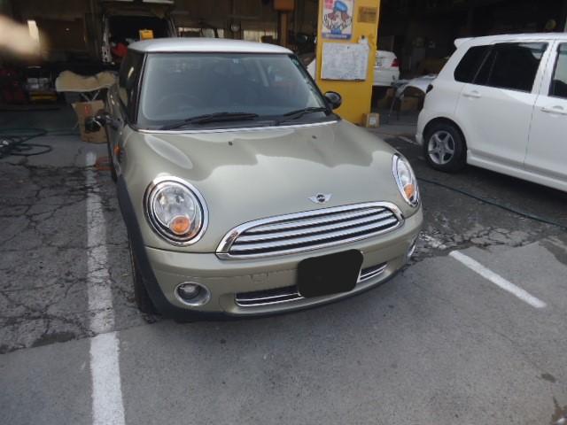 MINI　板金塗装　その1　群馬県　前橋市　車の事ならタカミザワモータース