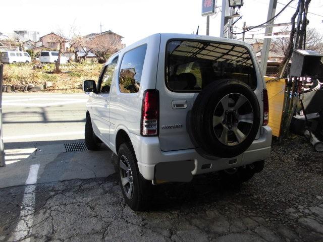 スズキ　ジムニー　板金塗装　その１　群馬県　前橋市　車のことならタカミザワモータース