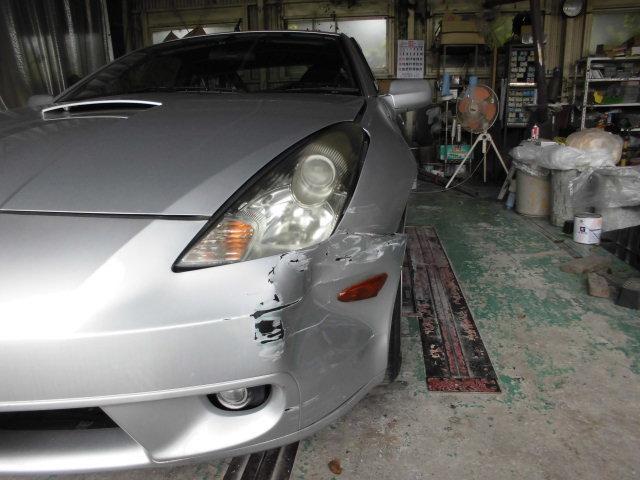 トヨタ　セリカ　板金塗装　その１　群馬県　前橋市　車のことならタカミザワモータース