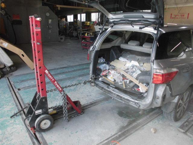 ホンダ エアウェイブ 板金塗装 その2 群馬県 前橋市 車のことならタカミザワモータース