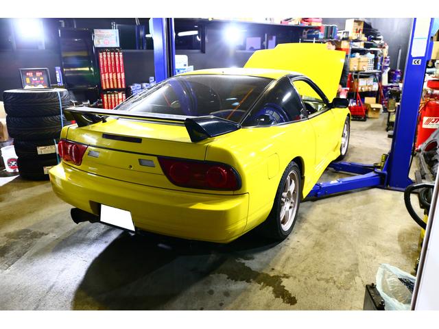 日産　180ＳＸ　オイル交換　エレメント　ワコーズ