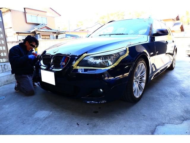 BMW   E61　5シリーズツーリング　ヘッドライトポリッシュ