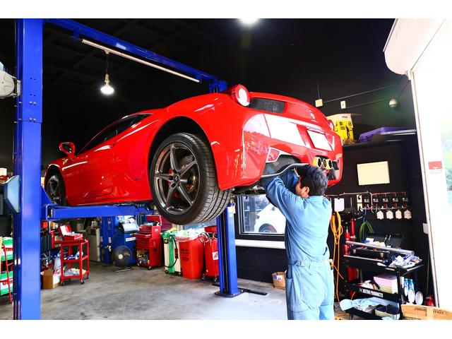 フェラーリ458　車検でお預かりです！