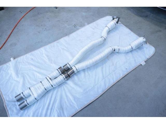 日々、色々な作業を・・・持ち込み　マフラー交換　フロントパイプ　センターパイプ　耐熱バンテージ巻き　ドア内張りリペア　補修　張り替え　スカッフプレート　交換　群馬県　高崎市