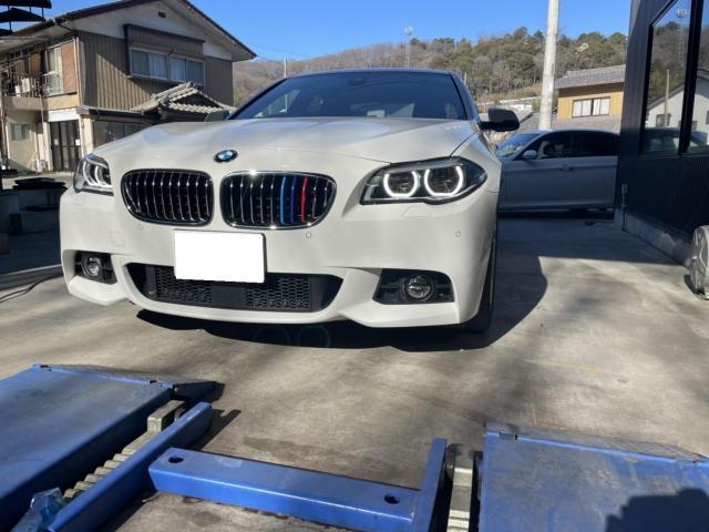 BMW　5シリーズ　F１０　デイタイムランニングライト　デイライト　メニュー表示　群馬県　茨城県　北関東