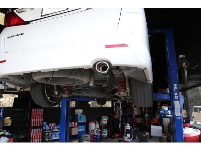 トヨタ　アルファード　20系　マフラー交換　持ち込み部品　群馬　高崎