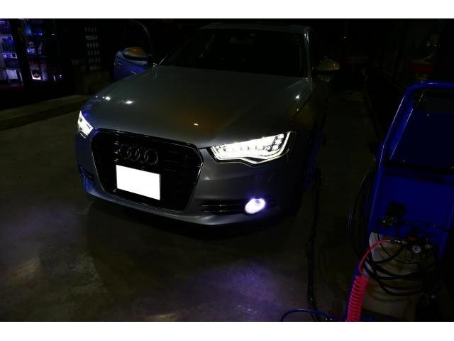 アウディ　Audi　A6　フォグランプ交換　LED化　コーディング　LEDエラーキャンセル　車両診断　診断機　群馬　高崎