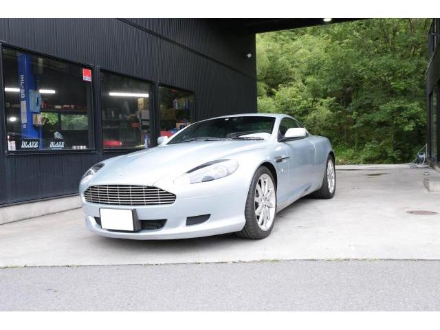 アストンマーチン　DB9　V12　6.0L　456ps　F/Rブレーキパッド&センサー交換　オイル＆エレメント交換　群馬県　高崎市