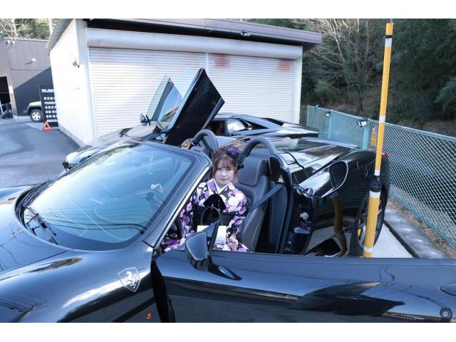 祝　成人式　ご近所の塾の生徒さんです　Ferrari　F430　ランボルギーニ　アヴェンタドールS　群馬　高崎　顔出しOK