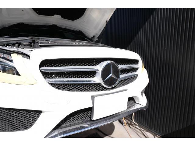 メルセデスベンツ　MercedesBenz　Cクラス　205　グリル　交換　純正　ダイヤモンド　社外　デフューザー　取付　ホイール　塗装　群馬　高崎