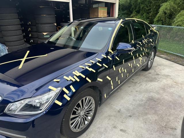 トヨタ　クラウン　AWS210　雹　雹災　雹害　凹み　デントリペア　ボコボコ　凸凹　板金　鈑金　前橋　玉村　伊勢崎　高崎　藤岡　群馬　北関東　関東