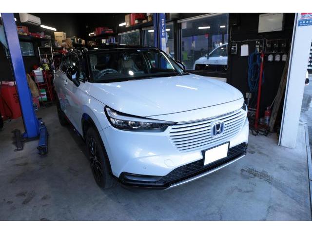 入庫相談可能　Honda　ヴェゼル　デントリペア　絶賛作業中　　鈑金　国産車　輸入車　雹　前橋　玉村　伊勢崎　高崎　藤岡　群馬　栃木　佐野　鹿沼　行田　羽生　加須　久喜　埼玉　北関東　関東